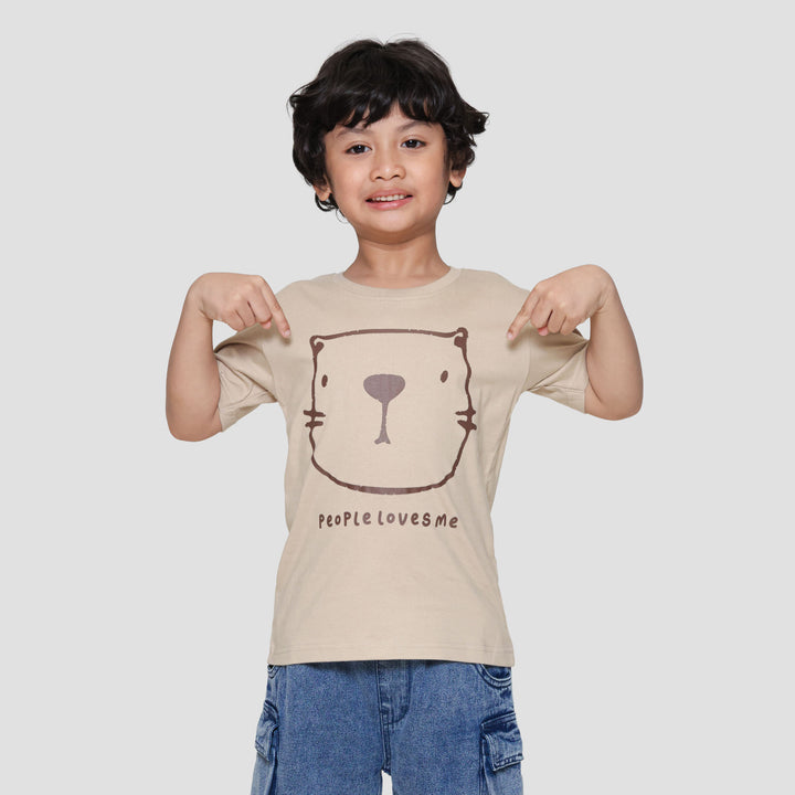 Little M People Loves Me Kaos Anak Laki-laki