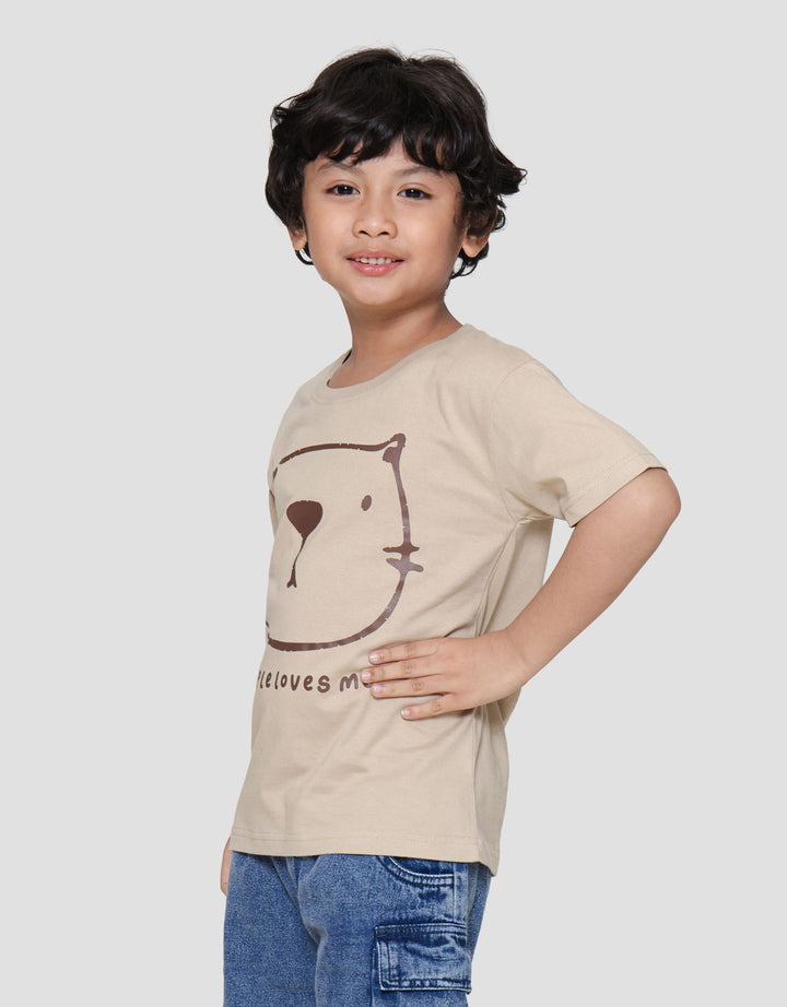 Little M People Loves Me Kaos Anak Laki-laki