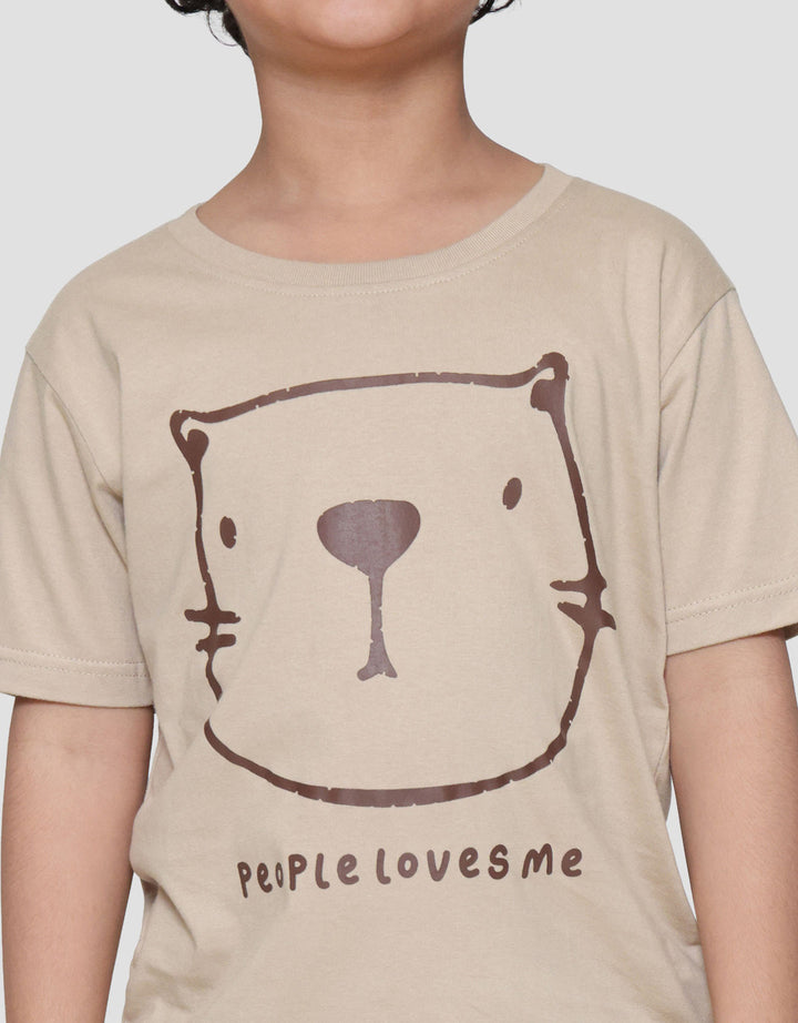 Little M People Loves Me Kaos Anak Laki-laki