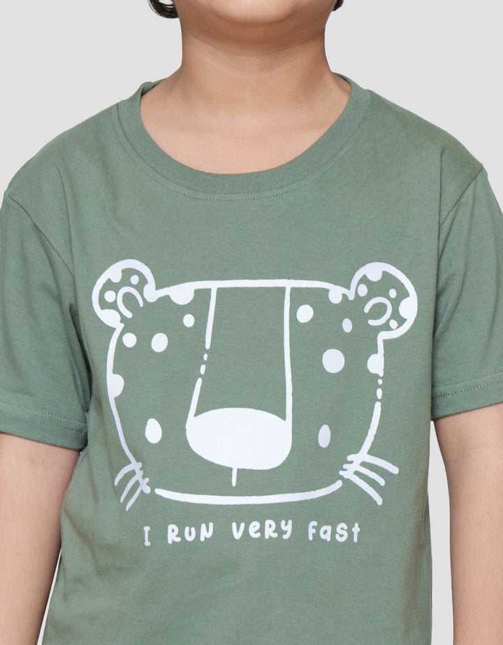 Little M I Run Very Fast Kaos Anak Laki-laki