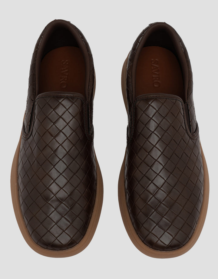 Savro Sepatu Moccasin Slip On BTG-01 Pria