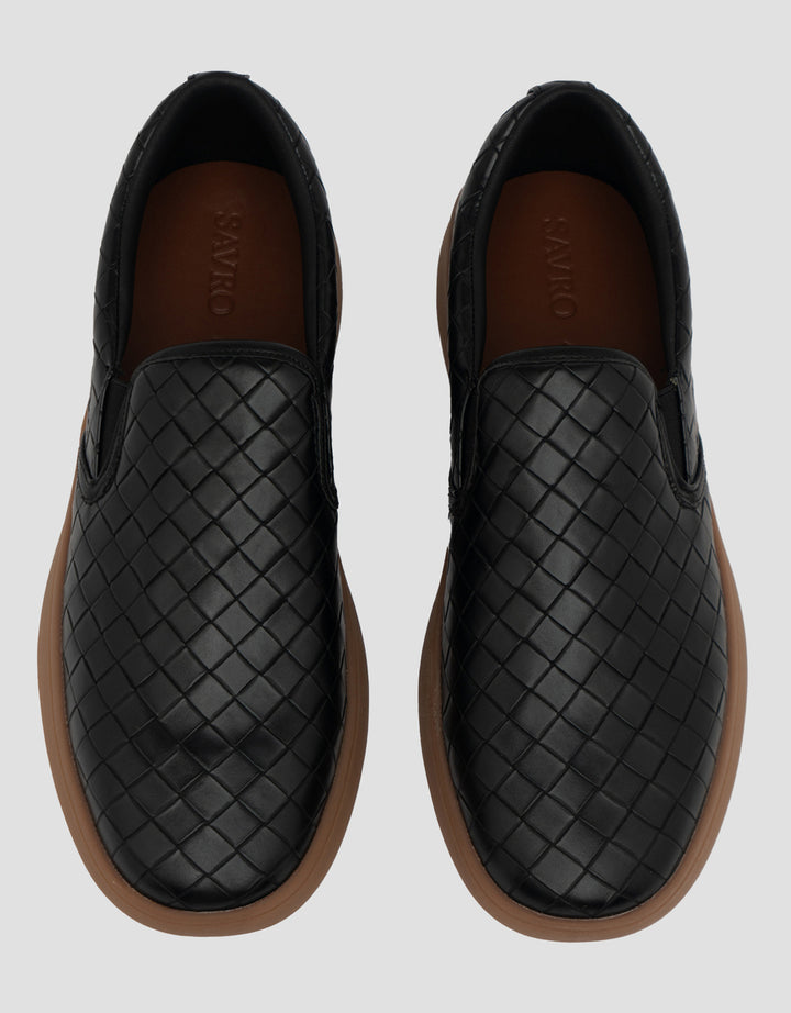 Savro Sepatu Moccasin Slip On BTG-01 Pria