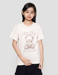 Nevada Print Love Bear Cute Kaos Anak Perempuan
