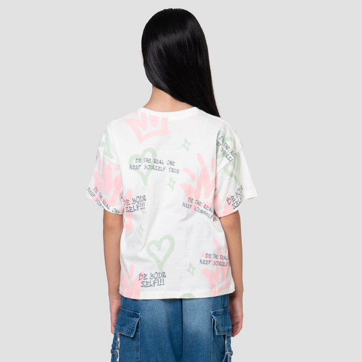 Nevada Graffiti Cool Real Kaos Anak Perempuan