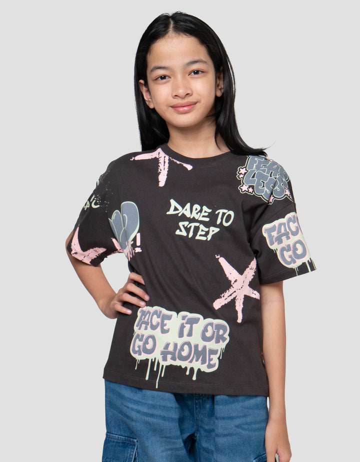 Nevada Graffiti Cool Dare Kaos Anak Perempuan