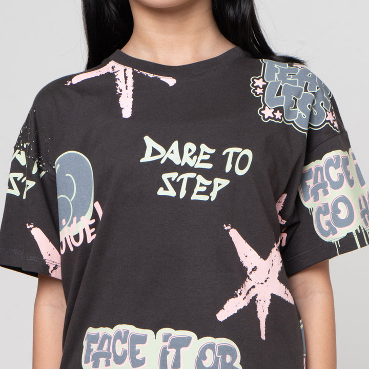 Nevada Graffiti Cool Dare Kaos Anak Perempuan