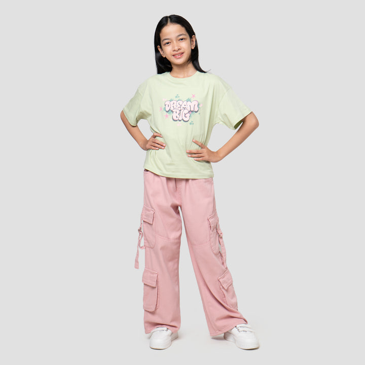 Nevada Graffiti Cool Dream Big Kaos Anak Perempuan