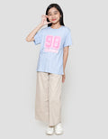 Nevada Print Number Front California Kaos Anak Perempuan