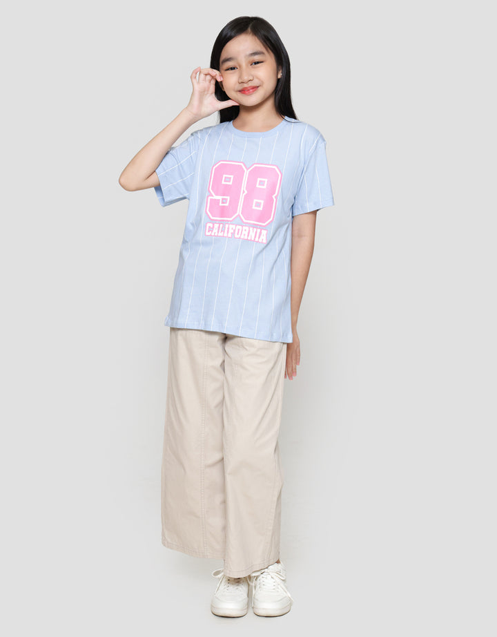 Nevada Print Number Front California Kaos Anak Perempuan