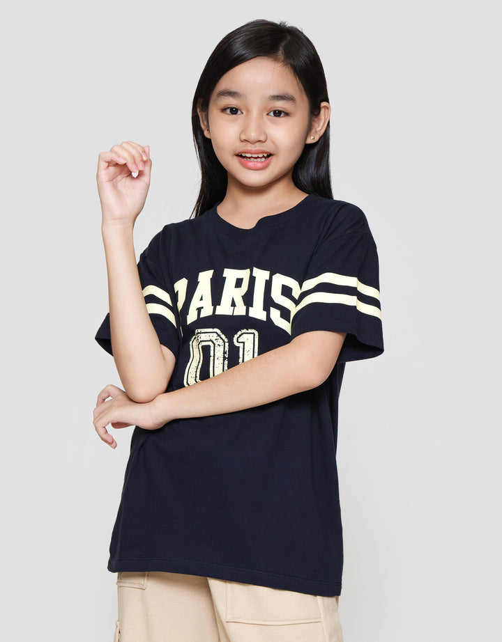 Nevada Number Front Kaos Anak Perempuan