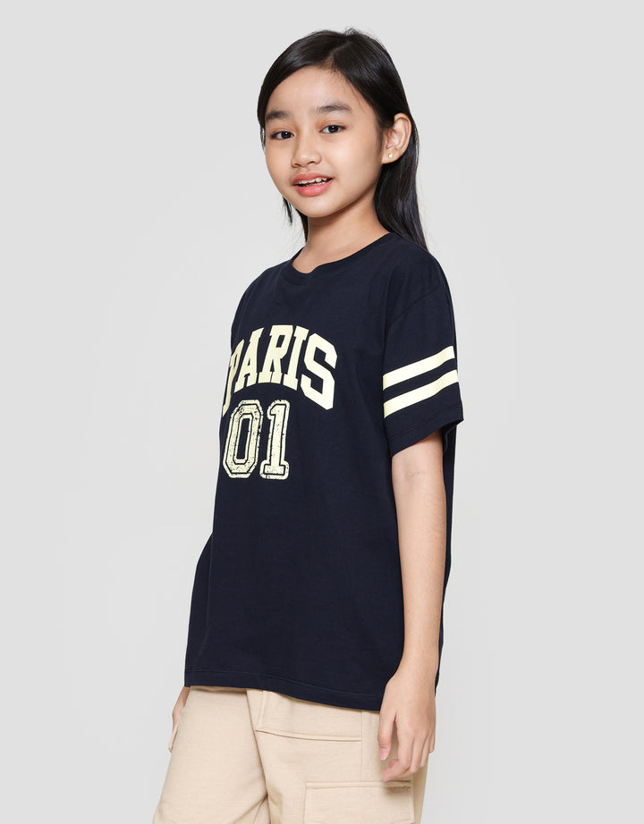 Nevada Number Front Kaos Anak Perempuan