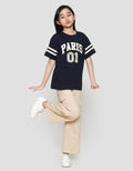 Nevada Number Front Kaos Anak Perempuan