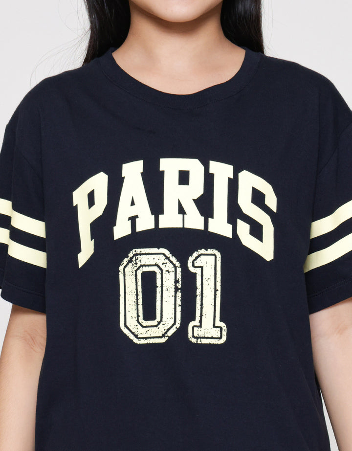 Nevada Number Front Kaos Anak Perempuan