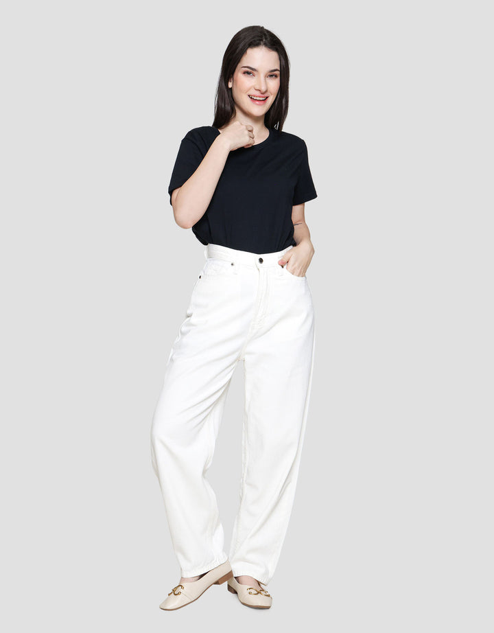 Nevada Basic Barrel Celana Denim Wanita