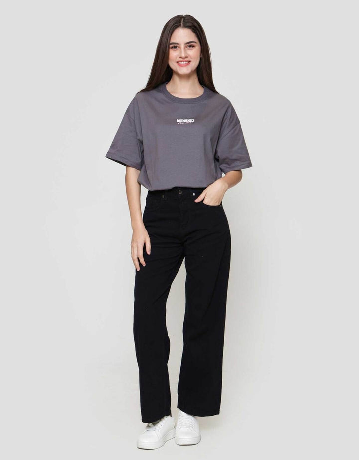 Nevada Basic Wide Leg Celana Denim Wanita
