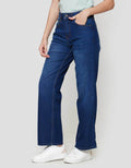 Nevada Basic Wide Leg Celana Denim Wanita