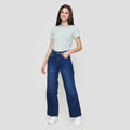 Nevada Basic Wide Leg Celana Denim Wanita