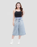 Nevada Boxy Jorts Boxer Celana Denim Wanita