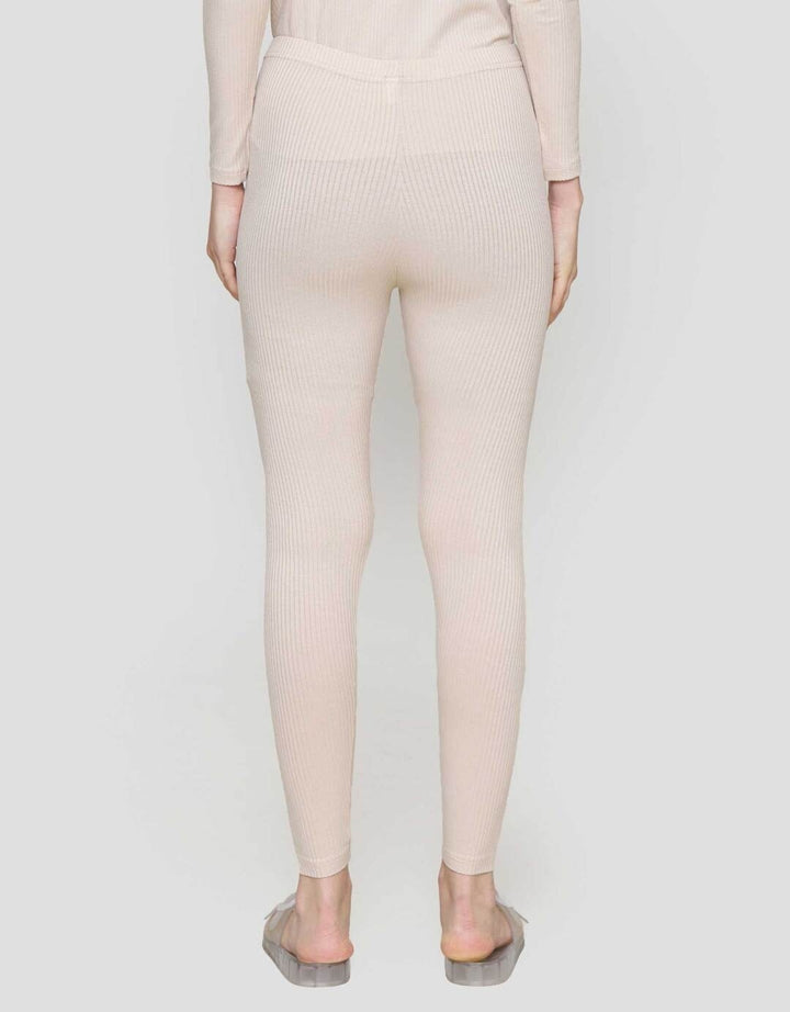 Nevada Panjang Rib Celana Legging Wanita