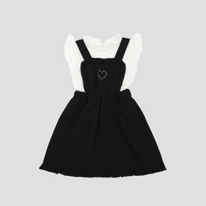 Little M Overall 2Pc Midi Dress Bayi