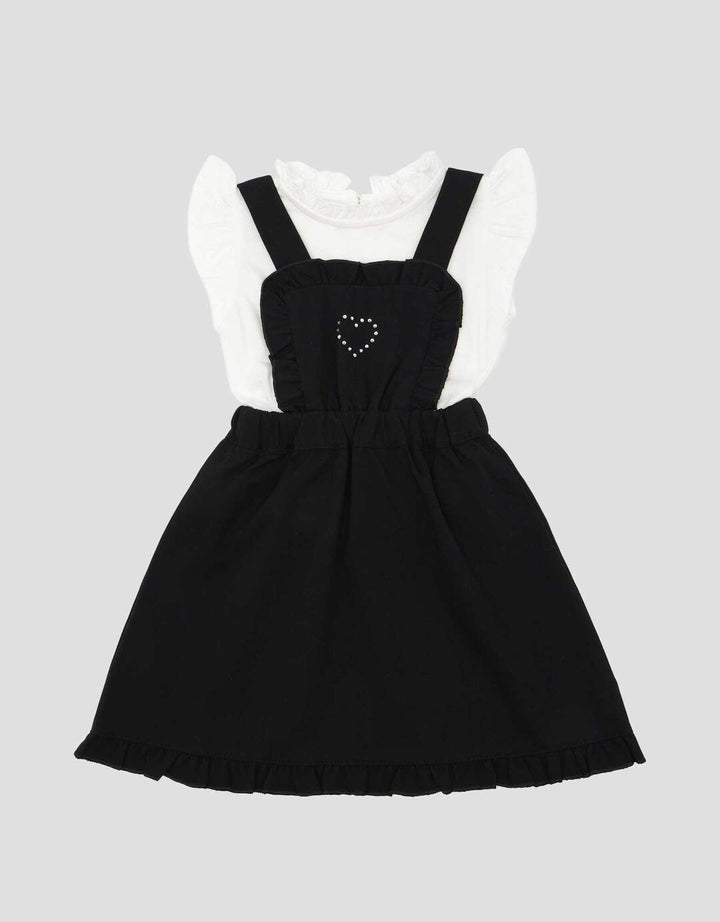 Little M Overall 2Pc Midi Dress Bayi