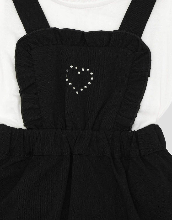 Little M Overall 2Pc Midi Dress Bayi