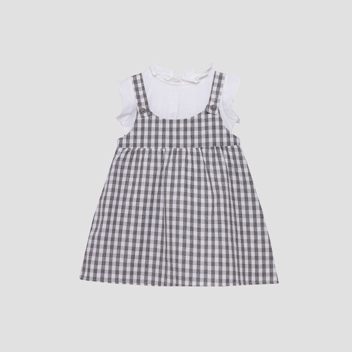 Little M Woven 2Pc Kotak Midi Dress Bayi