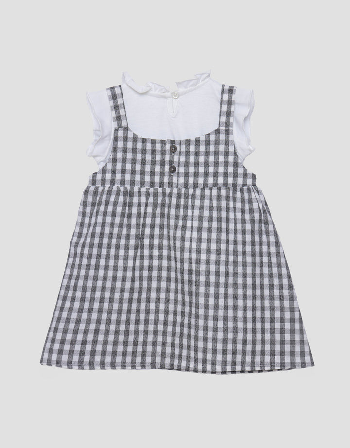 Little M Woven 2Pc Kotak Midi Dress Bayi
