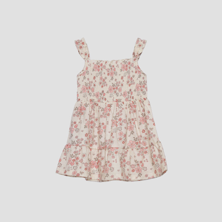 Little M Set Cardigan Dan Bando Flower Midi Dress Bayi