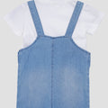 Little M Overall Denim With Pocket Jumpsuit Bayi