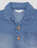 Little M Pocket Kemeja Denim Bayi
