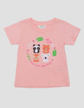 Little M Print 4 Animals Kaos Bayi Perempuan