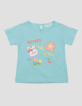 Little M Print Bunny With Words Kaos Bayi Perempuan