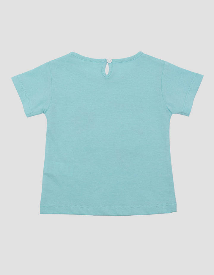 Little M Print Bunny With Words Kaos Bayi Perempuan