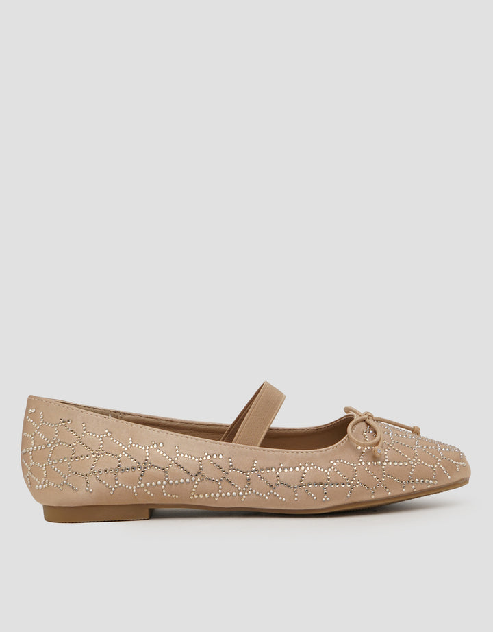 Saint Yves Sepatu Flat Ballerina Dzh22 Wanita
