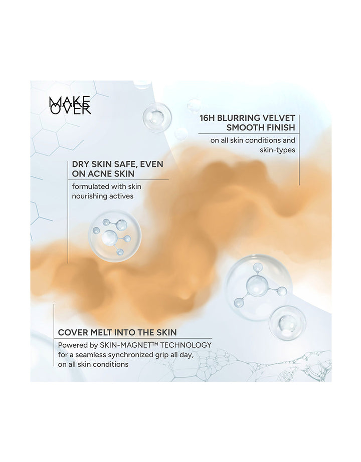 MAKE OVER Perfect Cover Powder Foundation Refill 03 Maple 10 g