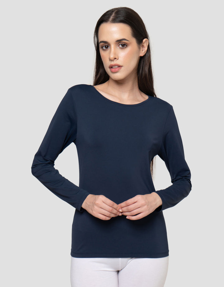 Suko Basic Kerah Bulat Kaos Inner Wanita