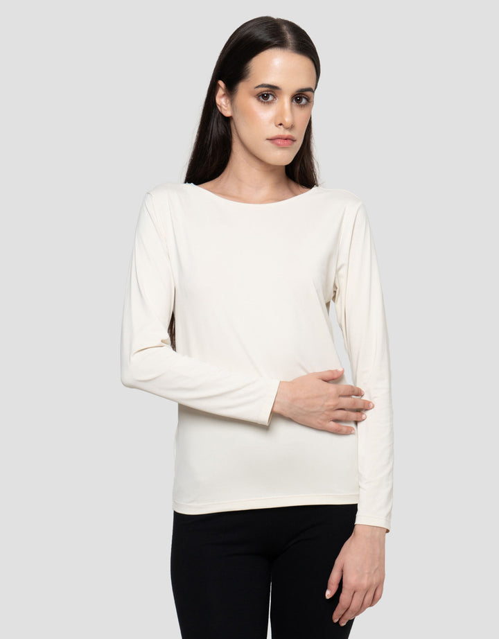 Suko Basic Kerah Bulat Kaos Inner Wanita