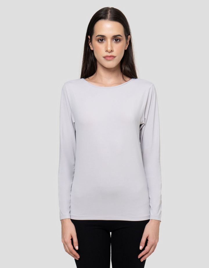 Suko Basic Kerah Bulat Kaos Inner Wanita