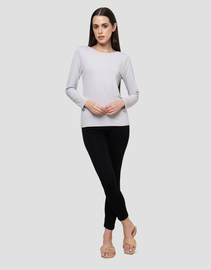 Suko Basic Kerah Bulat Kaos Inner Wanita