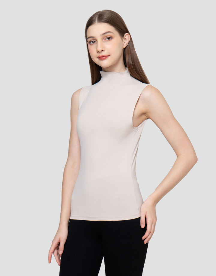 Suko Sleeveless Turtle Neck Kaos Inner Wanita