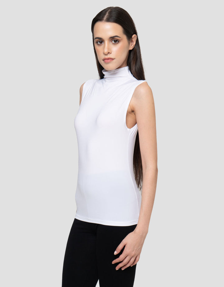 Suko Sleeveless Turtle Neck Kaos Inner Wanita