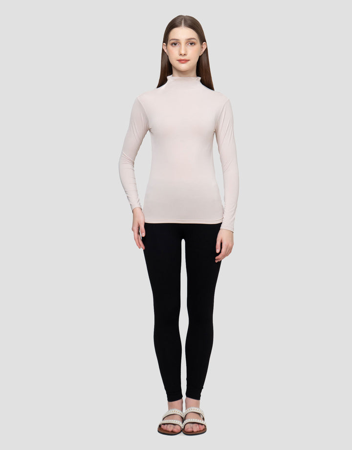 Suko Turtle Neck Kaos Inner Wanita