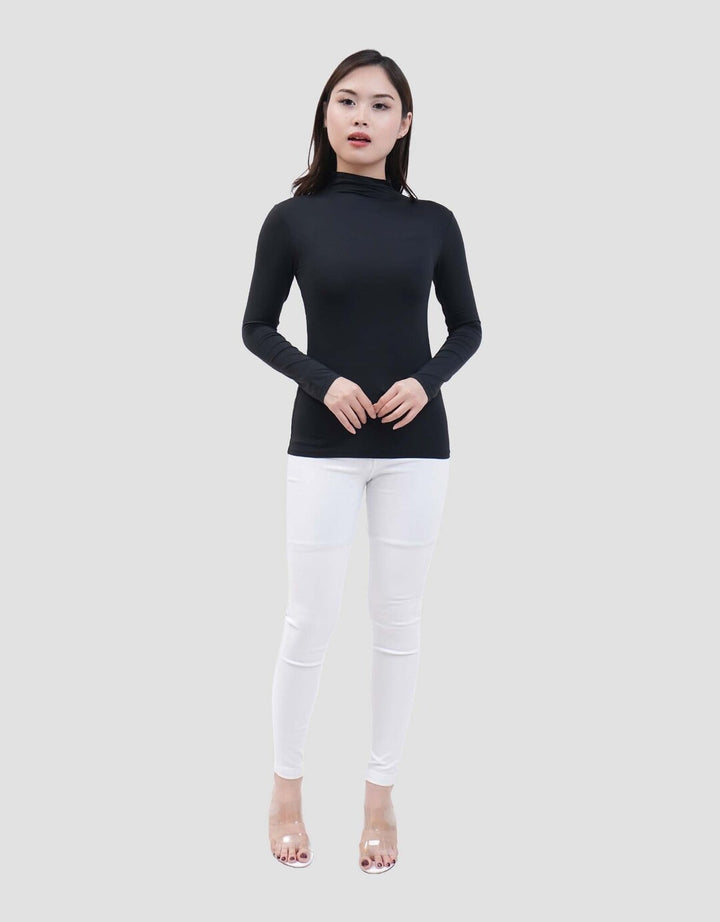 Suko Turtle Neck Kaos Inner Wanita