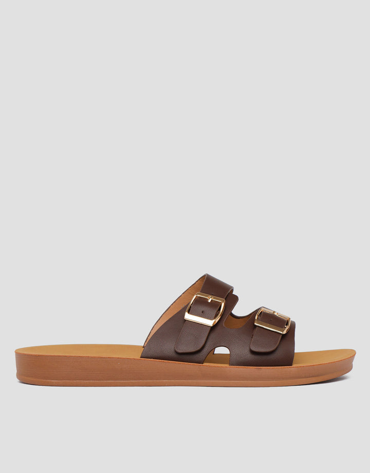St. Yves Sandal Slipper Double Strap Fq5 Wanita