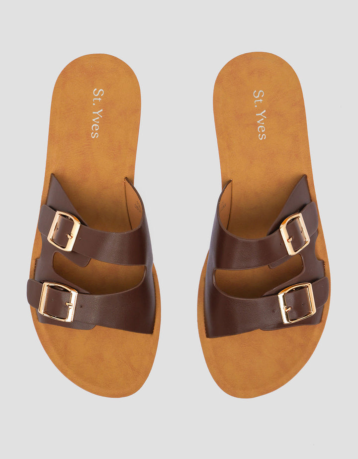 St. Yves Slipper Sandals Double Strap