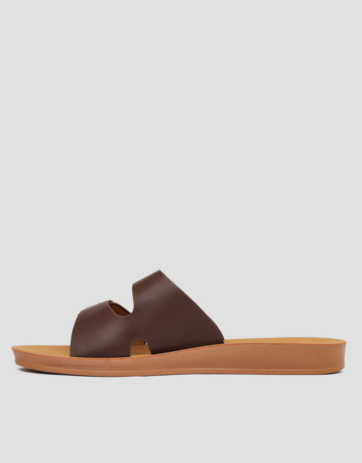 St. Yves Sandal Slipper Double Strap Fq5 Wanita