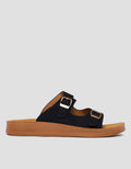 ST. YVES SANDAL SLIPPER DOUBLE BUCKLE FQ10 WANITA