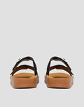 St. Yves Double Buckle Sandal Slipper Fq10 Wanita