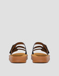ST. YVES SANDAL SLIPPER TRIPLE STRAP BUCKLE FQ15 WANITA